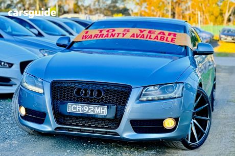 Grey 2009 Audi A5 Coupe 3.0 Tdi Quattro