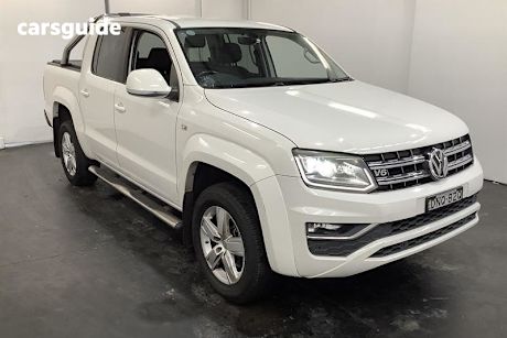 White 2017 Volkswagen Amarok Dual Cab Utility V6 Tdi 550 Highline