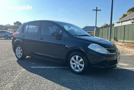 Black 2006 Nissan Tiida Sedan St