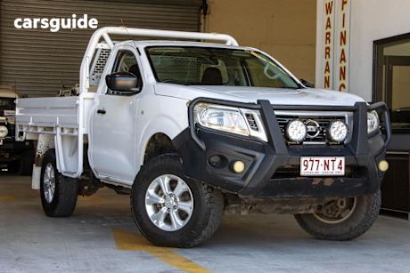 White 2017 Nissan Navara Cab Chassis Dx (4X4)