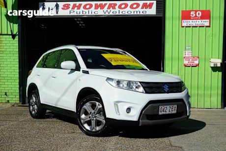 White 2015 Suzuki Vitara Wagon Gl+