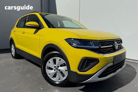 Yellow 2024 Volkswagen T-Cross Wagon 85Tfi Life