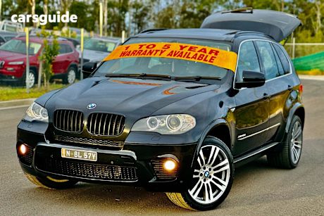 Black 2010 BMW X5 Wagon Xdrive 40D Sport