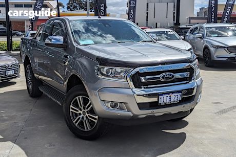 Grey 2016 Ford Ranger Ute Tray XLT 4X4