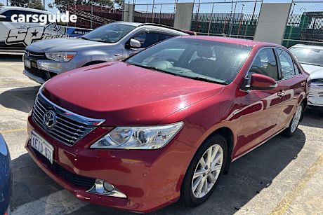 Red 2013 Toyota Aurion Sedan Prodigy