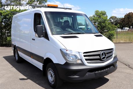 White 2017 Mercedes-Benz Sprinter Commercial 416CDI R
