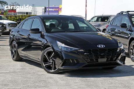 Black 2021 Hyundai I30 Sedan N LINE PREMIUM F