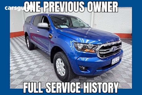 Blue 2021 Ford Ranger Ute Tray XLS 4X4