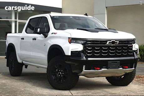 White 2023 Chevrolet Silverado Ute Tray 1500 ZR2 W/TECH PACK 4X4