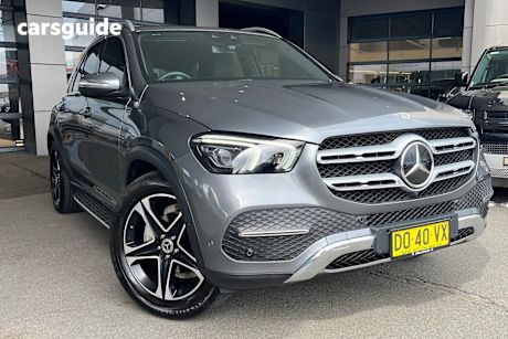 Grey 2021 Mercedes-Benz GLE-Class SUV GLE300 D 4WD