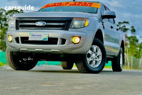 Silver 2013 Ford Ranger Dual Cab Utility Xls (4X4)