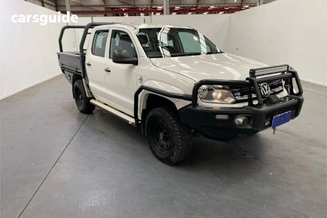 White 2020 Volkswagen Amarok Ute Tray TDI550 CORE 4X4