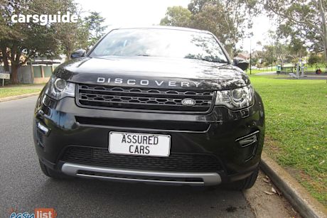 Black 2015 Land Rover Discovery Sport SUV