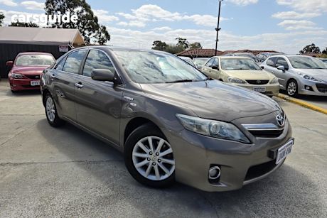 Brown 2010 Toyota Camry Sedan Hybrid