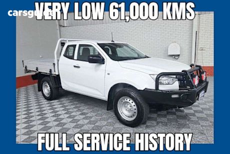 White 2020 Isuzu D-MAX Ute Tray SX 4X4