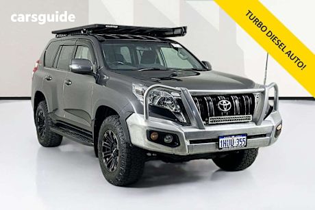 Grey 2016 Toyota Landcruiser Prado Wagon Gxl (4X4)