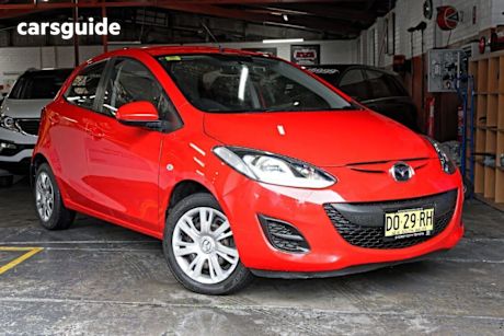 Red 2012 Mazda Mazda2 Hatch NEO F