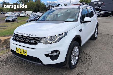 White 2016 Land Rover Discovery Sport Wagon Td4 150 Se 7 Seat