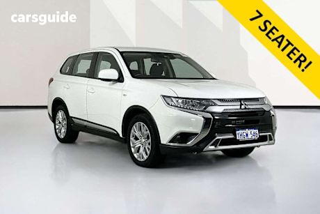White 2021 Mitsubishi Outlander Wagon Es 7 Seat (2Wd)