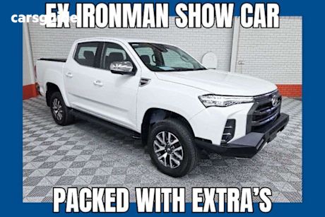 White 2022 LDV T60 Ute Tray MAX LUXE 4X4