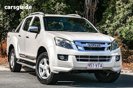 White 2015 Isuzu D-MAX Ute Tray X-RUNNER 4X4