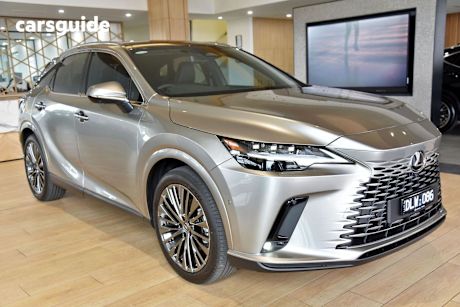 Grey 2025 Lexus RX SUV RX350H SPORTS LUXURY 4X4