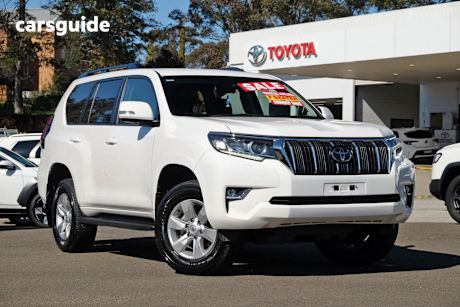 White 2023 Toyota Landcruiser Prado SUV GXL 4X4