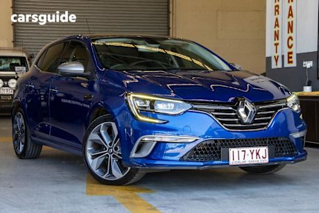 Blue 2018 Renault Megane Hatchback Gt-Line