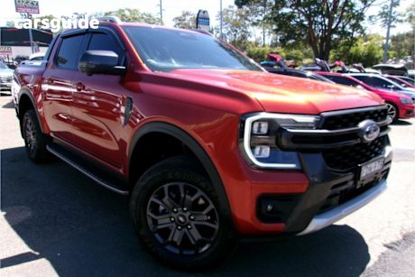 Orange 2023 Ford Ranger Double Cab Pick Up Wildtrak 3.0 (4X4)