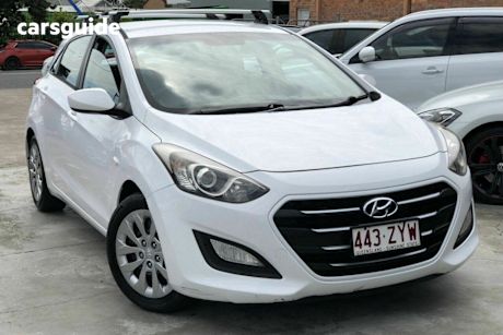White 2016 Hyundai I30 Hatchback Active