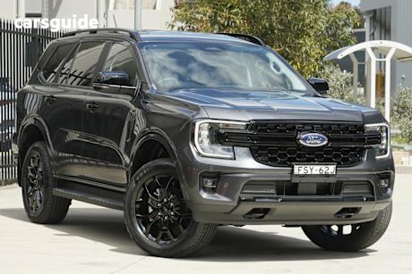 Grey 2025 Ford Everest Wagon Sport (Rwd)