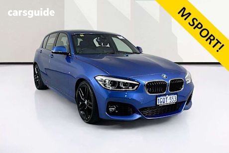 Blue 2018 BMW 118I Hatchback M Sport