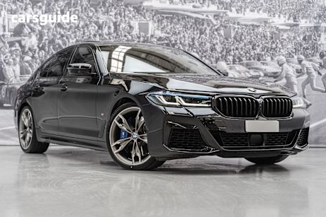 Black 2022 BMW 5 Sedan M550I XDRIVE 4WD