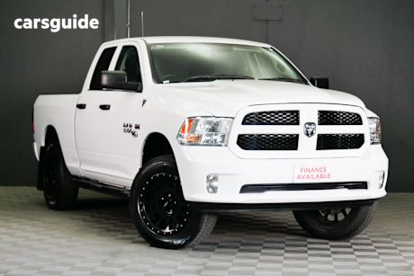 White 2021 Ram 1500 Crew Cab Utility Express (4X4)