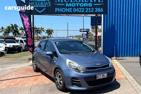 Blue 2016 Kia RIO Hatchback S