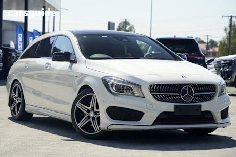 White 2015 Mercedes-Benz CLA250 Wagon Sport 4Matic S/Brake