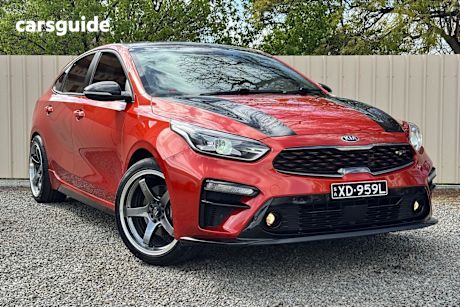 Orange 2019 Kia Cerato Hatch GT F