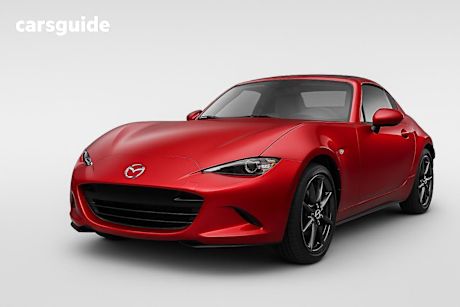 Red 2021 Mazda MX-5 Convertible Rf Gt