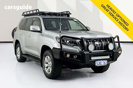 Silver 2019 Toyota Landcruiser Prado Wagon Gxl (4X4)