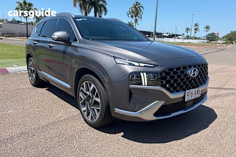 Silver 2020 Hyundai Santa FE SUV HIGHLANDER 4X4