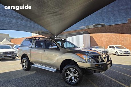 Gold 2012 Mazda BT-50 Ute Tray XTR 4X4