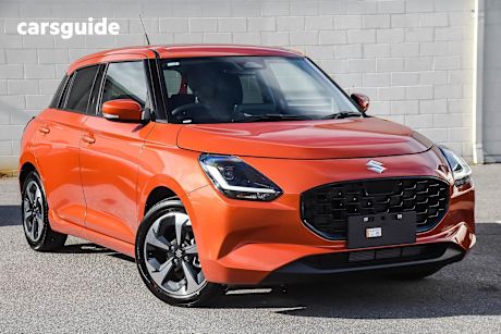 Orange 2025 Suzuki Swift Hatch HYBRID GLX F