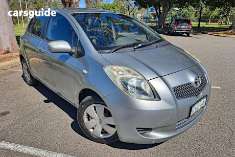 Silver 2008 Toyota Yaris Hatch YR F