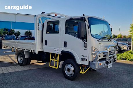 White 2018 Isuzu N Series Ute Tray NPS 75/45-155 4X4