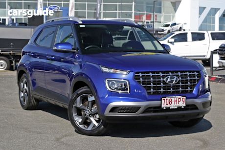 Blue 2023 Hyundai Venue SUV ELITE F