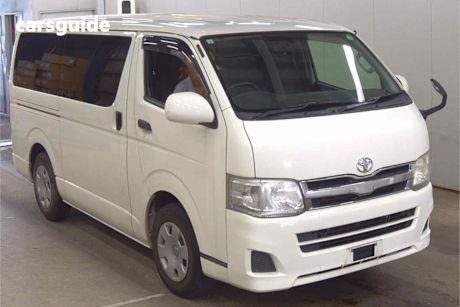 White 2012 Toyota HiAce Commercial DX GL PACKAGE