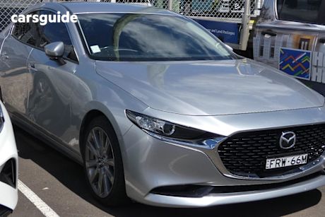 Silver 2020 Mazda Mazda3 Sedan G25 GT F
