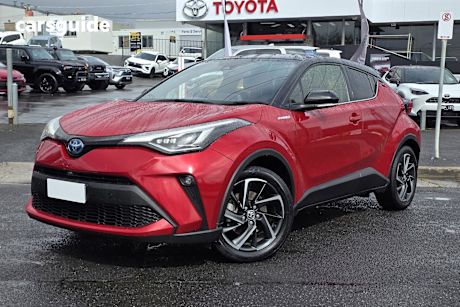 Red 2021 Toyota C-HR SUV KOBA F