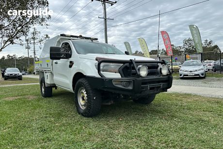 White 2016 Ford Ranger Cab Chassis 3.2 Xl Plus (4X4)