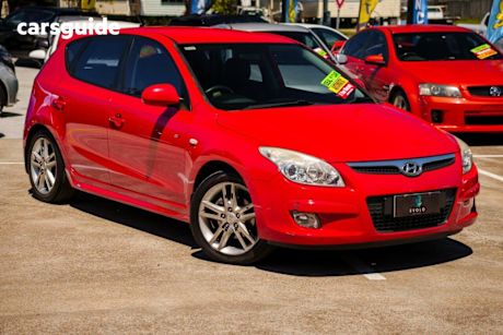 Red 2009 Hyundai I30 Hatchback Sr